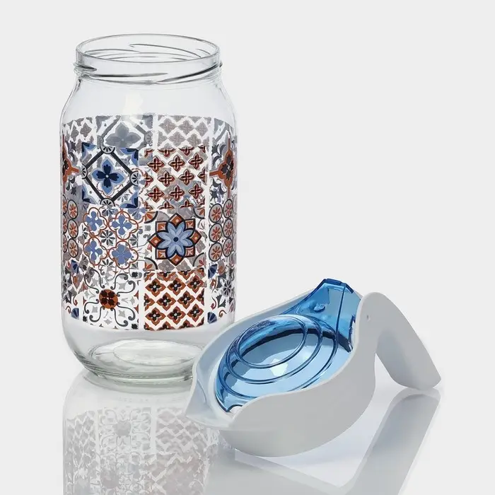 Кувшин для воды стеклянный «Мозаика», 1 л, 9×20 см Кувшин для воды стеклянный «Мозаика», 1 л, 9×20 см