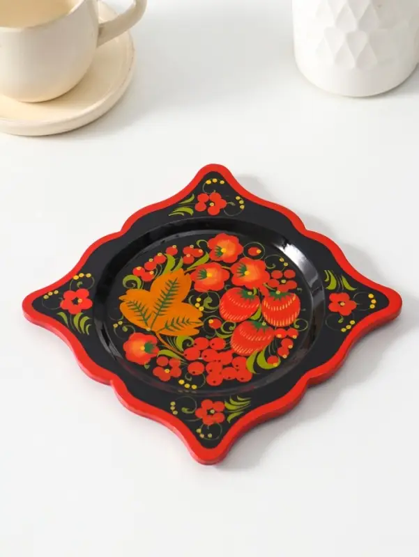 Тарелка "Квадрат", 15х15см, холома