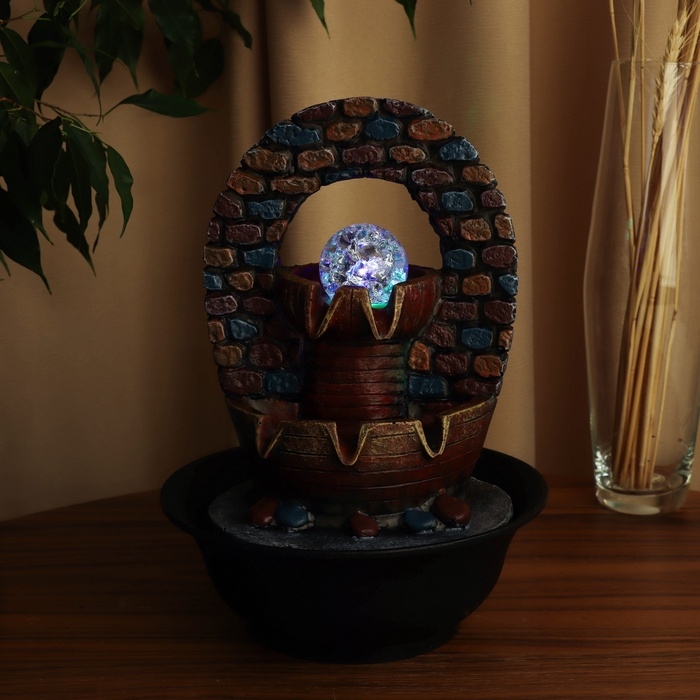 Фонтан Фонтан "Барден" камни, 29х20 см (с подсветкой)