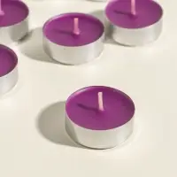 Набор свечей ароматических чайных &laquo;Чёрный чай и слива&raquo;, 9 шт.