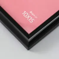 Фоторамка для фото 10х15 см "Oframe", пластик, чёрный, (пластиковый экран)