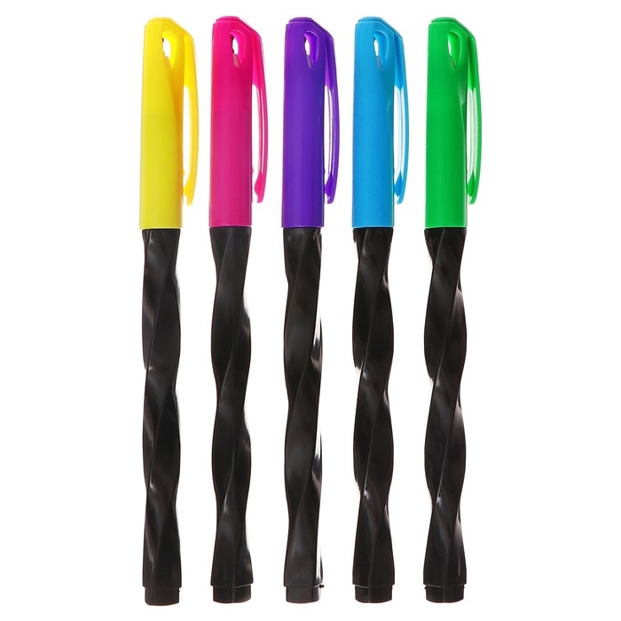 Набор шариковых ручек 24 штуки, 0,7мм, корпус спираль, масляные чернила синие, МИКС Набор шариковых ручек 24 штуки, 0,7мм, корпус спираль, масляные чернила синие, МИКС