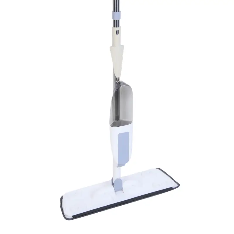 Швабра с распылителем и смен. насадкой тм VETTA, ручка 118см нерж.cталь, насадка микрофибра 41x12см