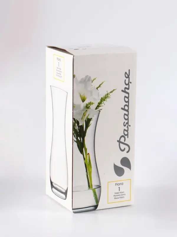 Ваза «Мираж», волна, h=26 см, стекло Ваза «Мираж», волна, h=26 см, стекло