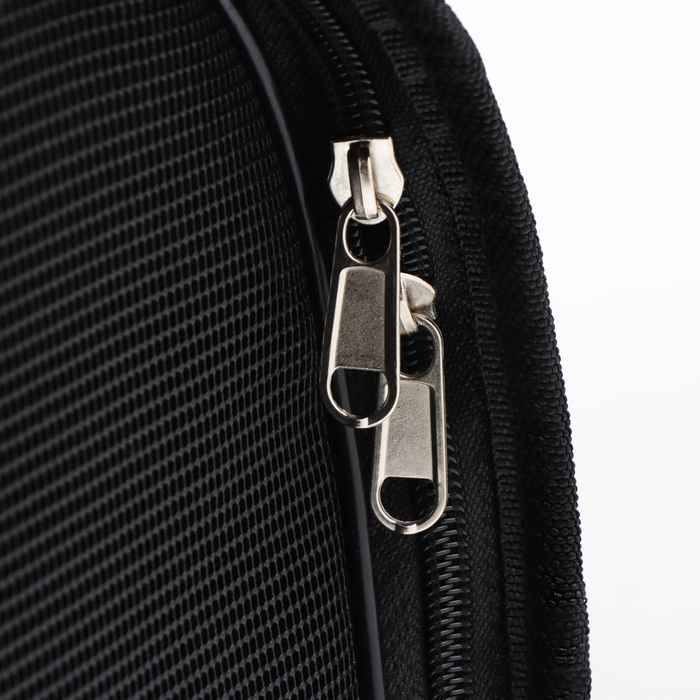 Сумка-переноска каркасная  Сумка-переноска каркасная "Клетка", размер M,  43 х 21 х 26 см, чёрная