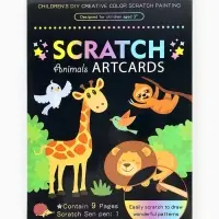 Гравюра блокнот "Животные", 9 листов, штихель