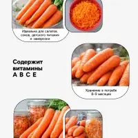 Семена Морковь &laquo;Красный великан Роте Ризен&raquo;, драже, 300 шт., &laquo;Росток-гель&raquo;