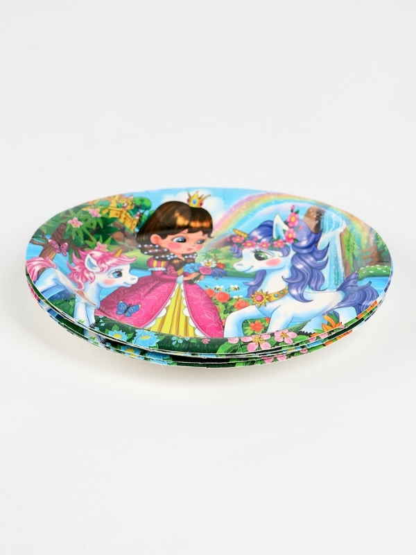 Набор бумажной посуды Набор бумажной посуды "Принцесса", набор 12 шт.,