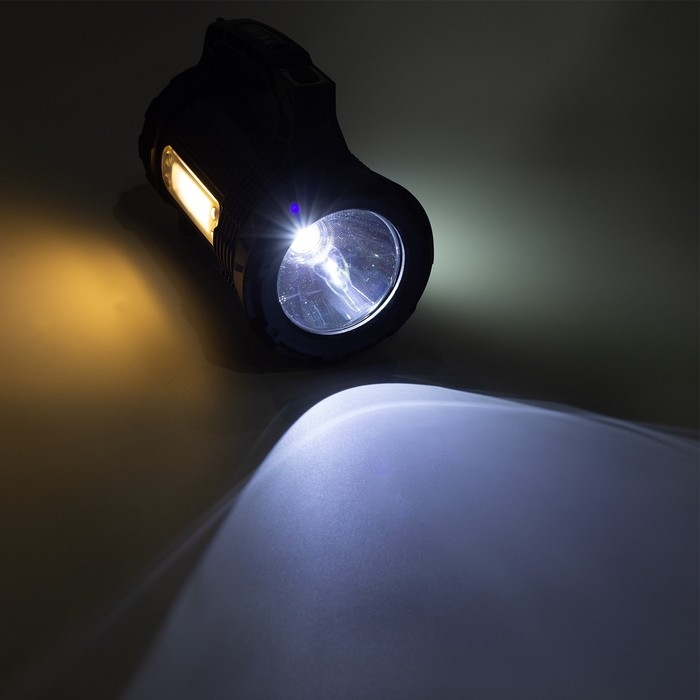 Фонарь прожекторный аккумуляторный, 20 Вт, 3600 мАч, XPE, COB, IPX66, 5 режимов, USB Фонарь прожекторный аккумуляторный, 20 Вт, 3600 мАч, XPE, COB, IPX66, 5 режимов, USB