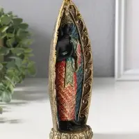 Сувенир полистоун "Будда в ярком наряде, в арке" 5,3х7,3х19 см