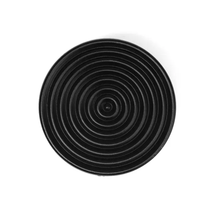 Ручка-кнопка CAPPIO PK111, d=38 мм, пластик, цвет черный Ручка-кнопка CAPPIO PK111, d=38 мм, пластик, цвет черный