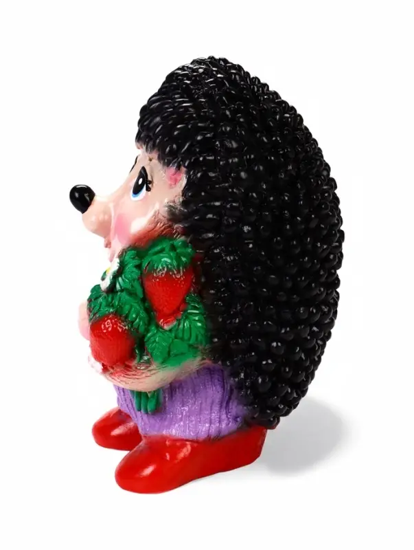 Садовая фигура из гипса &laquo;Ёж Семён с клубничкой&raquo;, 17&times;17&times;35 см