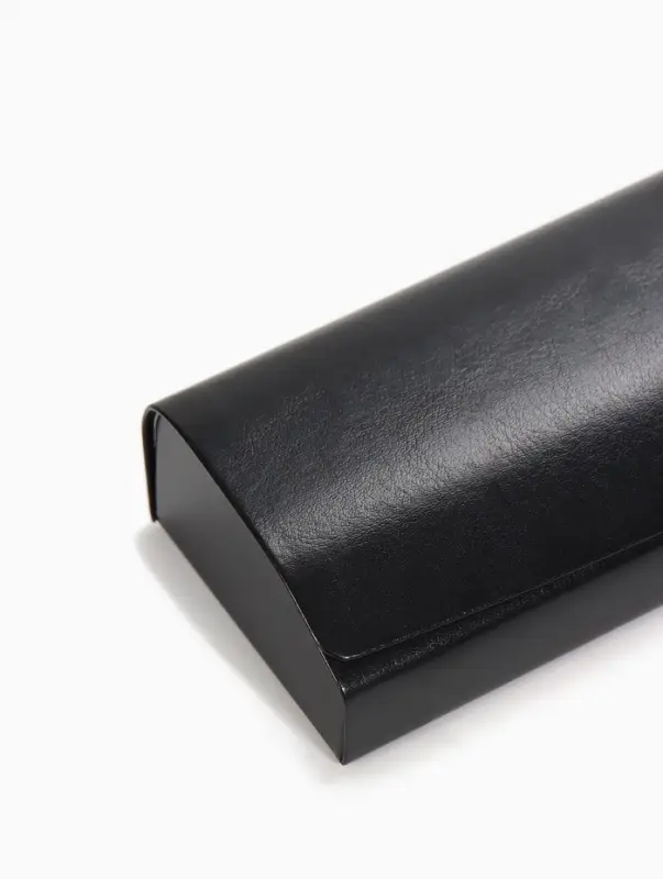 Футляр для очков, на магните, 15.5&times;3.3&times;6 см, чёрный