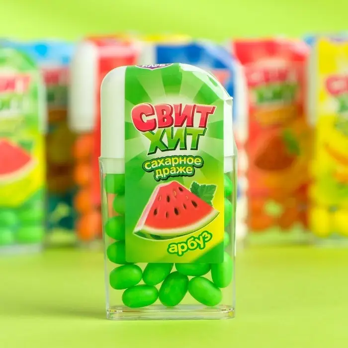 Драже сахарное «Свит хит», ассорти, 12 г Драже сахарное «Свит хит», ассорти, 12 г