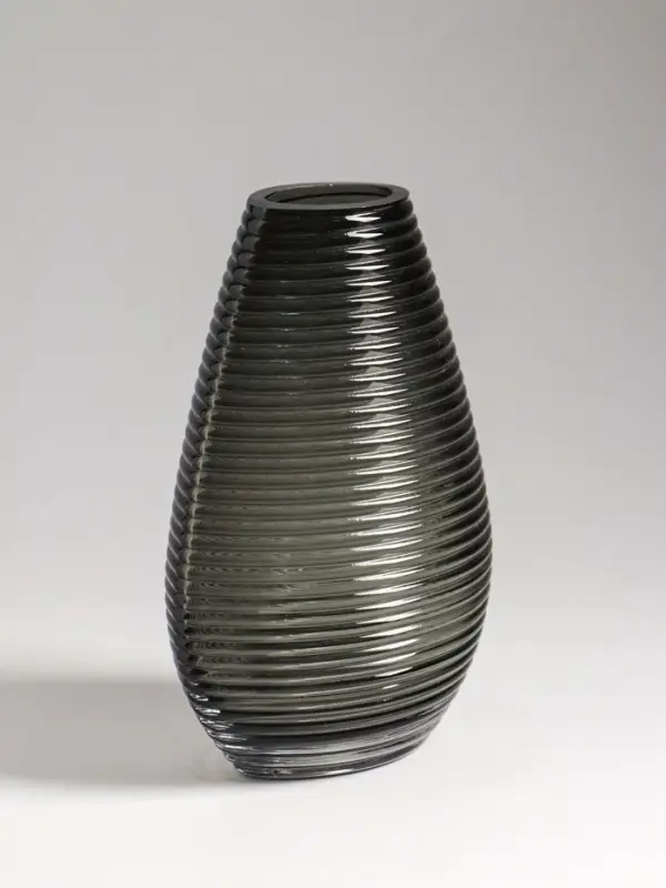 Ваза для цветов &laquo;Хэдли&raquo;, 19.5&times;13.5 см, стекло, серо-зеленая