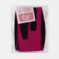 Маска текстильная для коррекции овала лица, на липучке, 62&times;9.5 см, чёрная, розовая