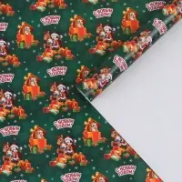 Бумага упаковочная глянцевая "Весёлого праздника", 70 х 100 см