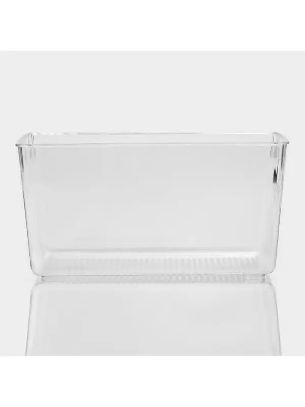 Контейнер для холодильника RICCO, 26.5&times;16.8&times;13 см, прозрачный