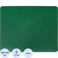 Коврик для мыши  HMP0006 иск.кожа/22х18х0,12/зеленый