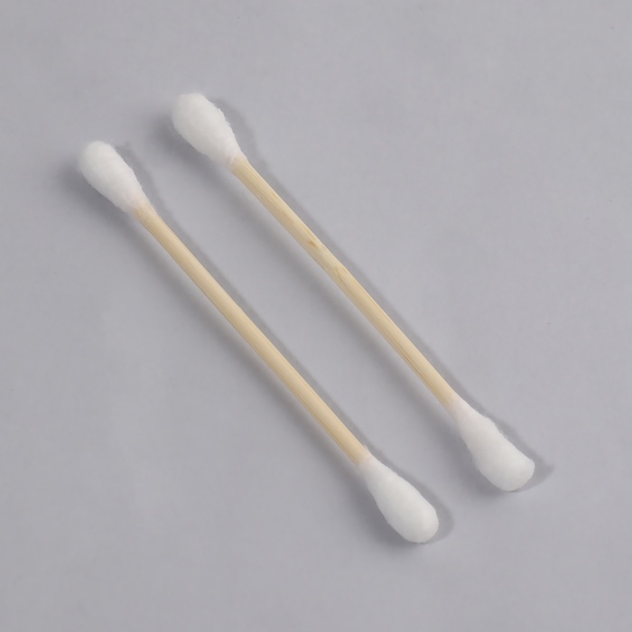 Ватные палочки на деревянной основе, биоразлагаемые, 7 см, 170 шт, в пластиковом органайзере