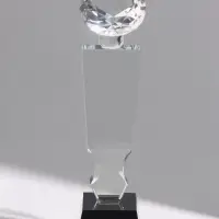 Стела стеклянная &laquo;Бриллиант&raquo;, d=7 см, 6.7&times;6.7&times;23.8 см