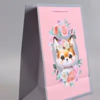 Пакет подарочный ламинированный "Милый котик" 26 х 12 х 32 см