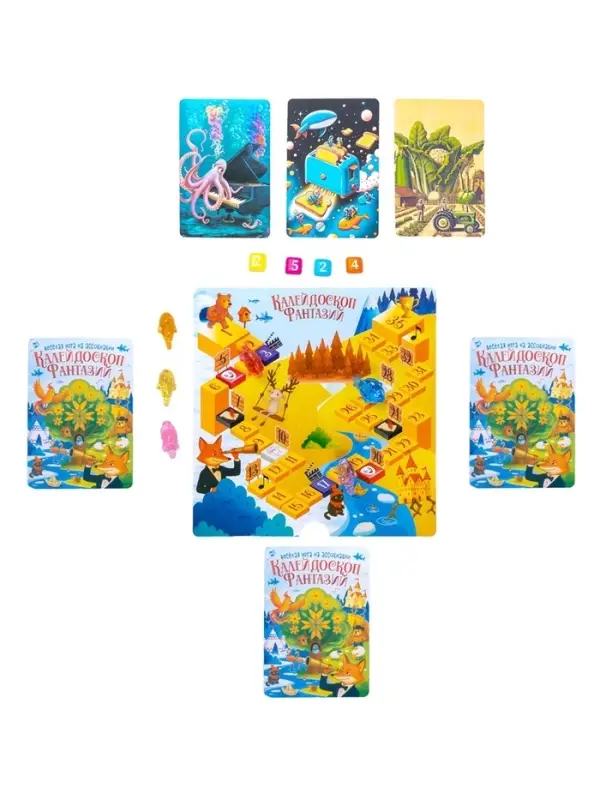 Игра настольная &laquo;Калейдоскоп Фантазий&raquo;, 64 карточки, 12+