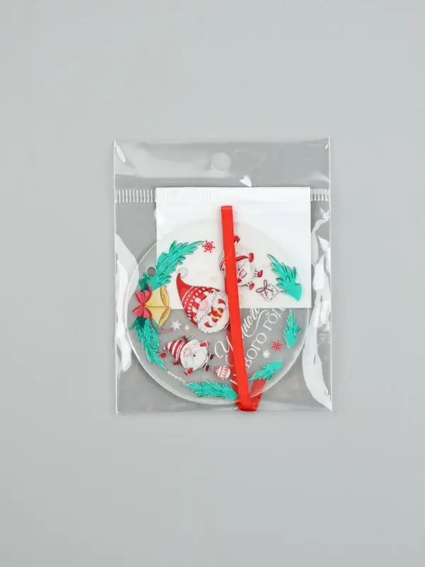 Елочная игрушка «Уютного Нового года», диам. 6 см Елочная игрушка «Уютного Нового года», диам. 6 см