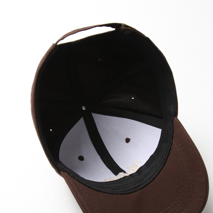 Кепка MINAKU "Vintage", цвет коричневый, размер 54-56