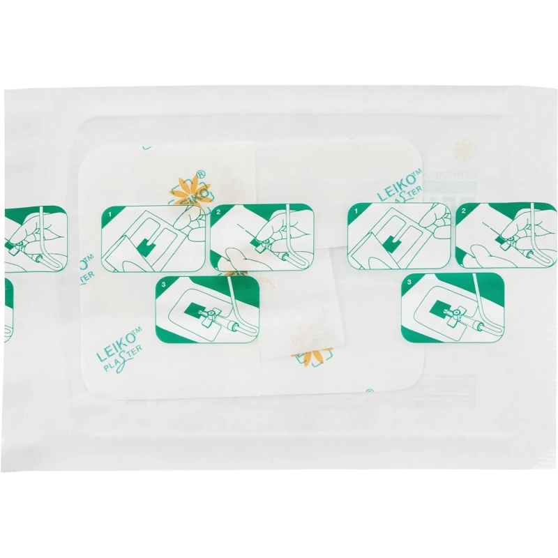 Пластырь-повязка IV д/катетеров 2 сорб подуш-ки 6x8см