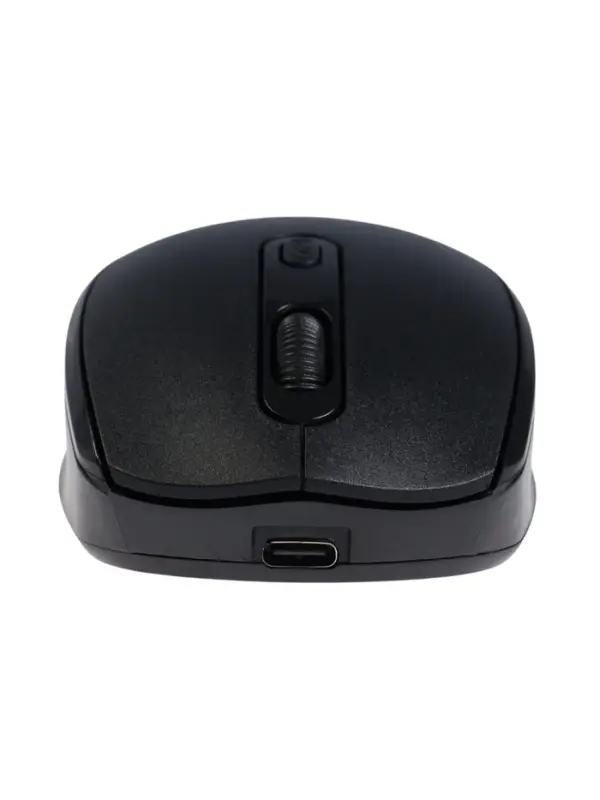 Комплект клавиатура и мышь WELLMADE KM02, беспроводной, 1200 dpi, 300 мАч, АА 1, чёрный