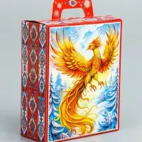 Подарочная новогодняя коробка «Небылицы», 15.5×7×19 см