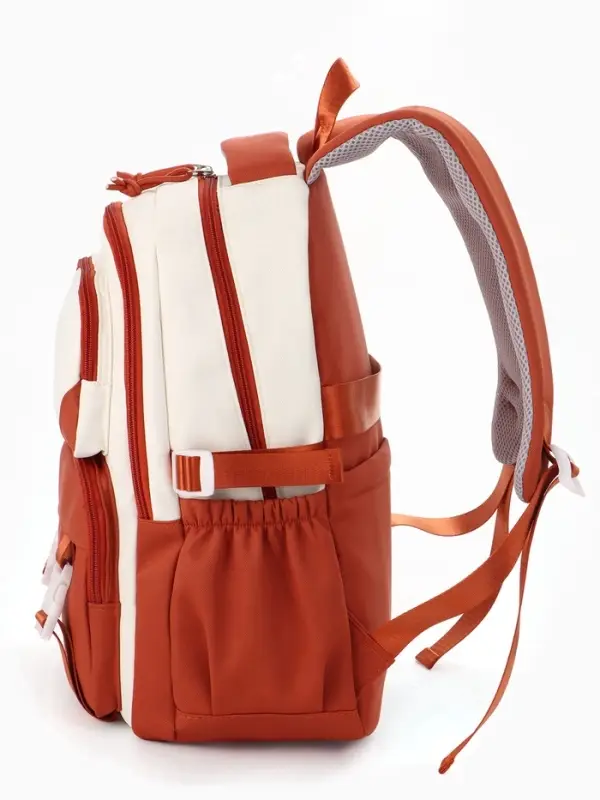 Рюкзак школьный, мягкий, для подростка, 29&times;13&times;40 см, рыжий