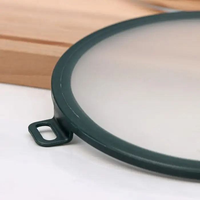 Вакуумная крышка для посуды Доляна, d=16 см, цвет зелёный Вакуумная крышка для посуды Доляна, d=16 см, цвет зелёный