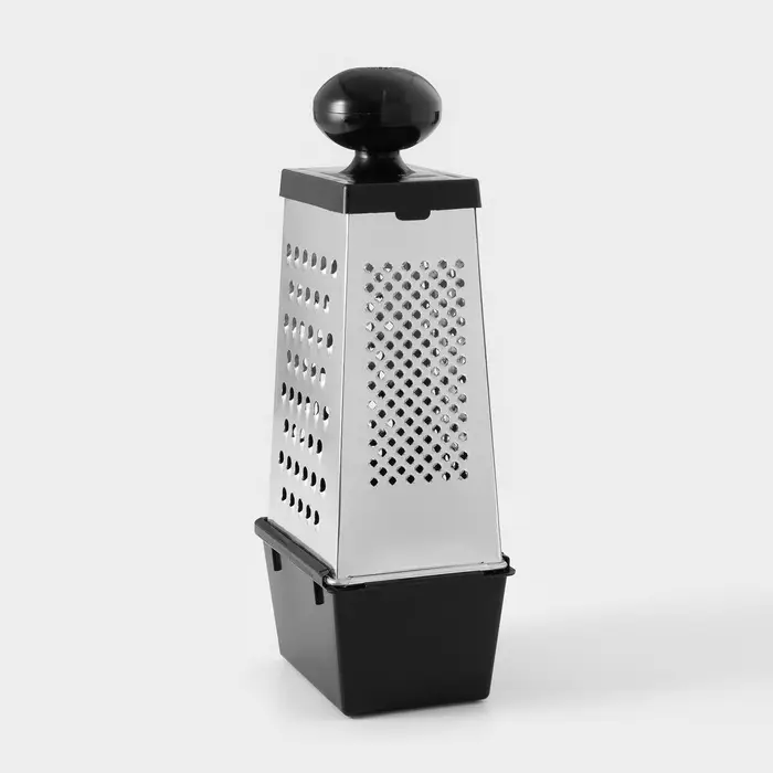 Тёрка &laquo;Комфорт&raquo;, 4 грани, с контейнером 450 мл, 28&times;12&times;9 см, МИКС