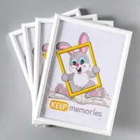 Набор фоторамок для фото 15&times;21 см Keep memories &laquo;Радуга&raquo;, 4 шт., белый, (пластиковый экран)