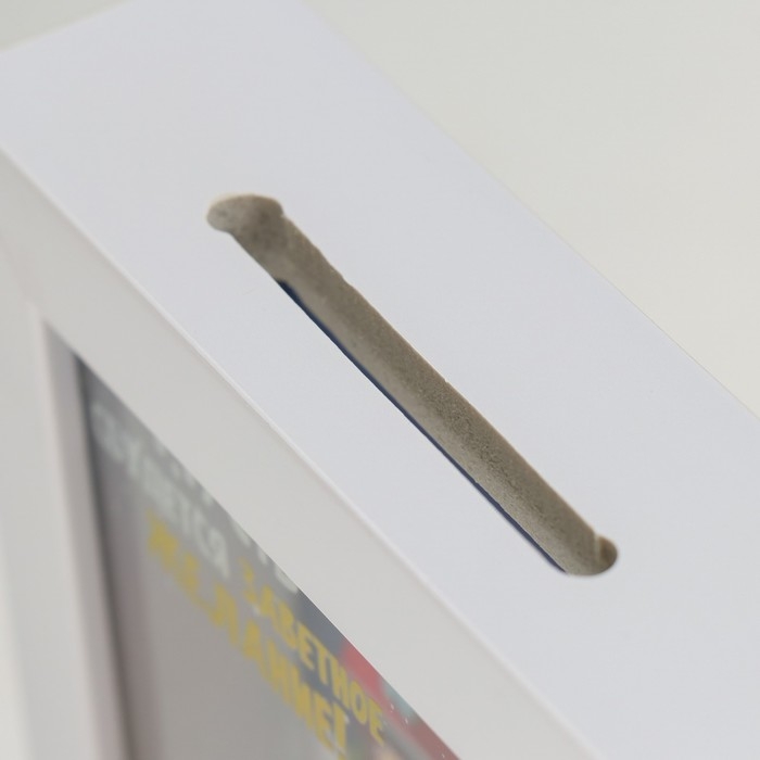 Копилка интерьерная пластик  Копилка интерьерная пластик "Малышка и жираф. Пусть сбудется заветное желание!" 17х12х3,8 см   94365