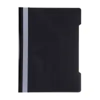 Папка - скоросшиватель Calligrata, А4.160 мкм, чёрная, прозрачный верх