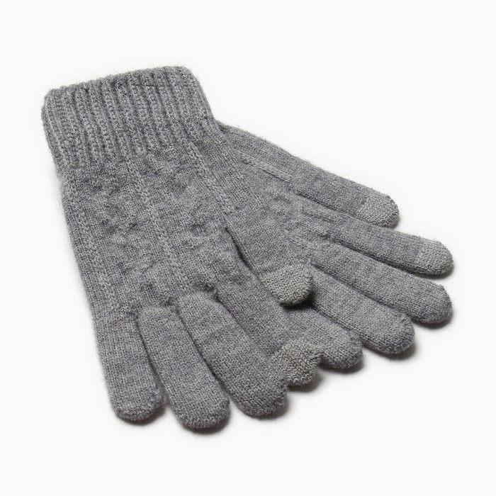 Перчатки мужские MINAKU 21 см серый Перчатки мужские MINAKU 21 см серый