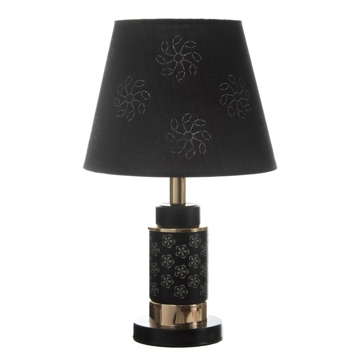 Настольная лампа Настольная лампа "Маруна" Е27 40Вт черный 25х25х42 см RISALUX