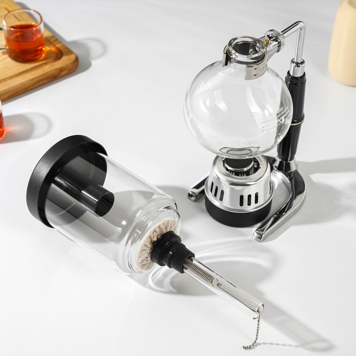 Габет (сифон) стеклянный для заваривания кофе «Колумб», 500 мл, 16×11×38,5 см Габет (сифон) стеклянный для заваривания кофе «Колумб», 500 мл, 16×11×38,5 см