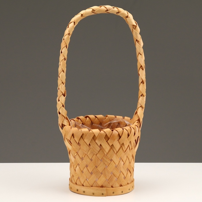 Корзина плетеная, 11 x 10,5/30 см, секвойя Корзина плетеная, 11 x 10,5/30 см, секвойя