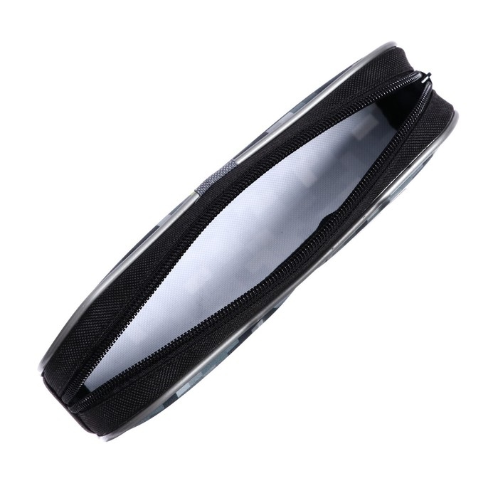 Пенал мягкий, 1 отделение, 80 х 210 х 40 мм, объёмный, Calligrata ПМО 21-20, Пенал мягкий, 1 отделение, 80 х 210 х 40 мм, объёмный, Calligrata ПМО 21-20, "Пиксели"