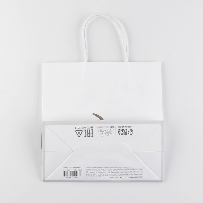 Пакет подарочный, упаковка, «Пирожочек», 22 х 22 х 11 см Пакет подарочный, упаковка, «Пирожочек», 22 х 22 х 11 см