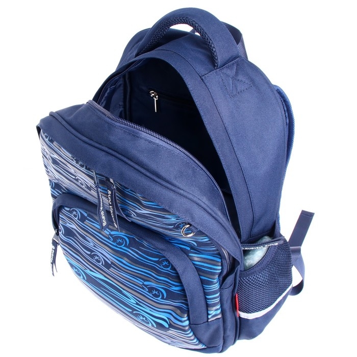 Рюкзак школьный Bruno Visconti, 40 х 30 х 19 см, эргономичная спинка, «Спорткар», пенал в подарок Рюкзак школьный Bruno Visconti, 40 х 30 х 19 см, эргономичная спинка, «Спорткар», пенал в подарок