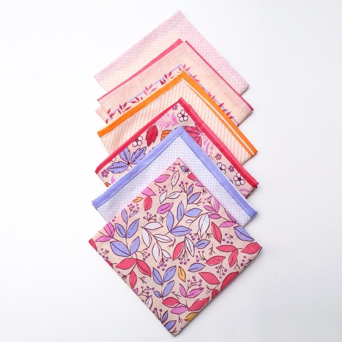 Платок носовой женский 28х28см, 6шт, рис 21283-3, МИКС, ситец 100г/м, хл100% Платок носовой женский 28х28см, 6шт, рис 21283-3, МИКС, ситец 100г/м, хл100%