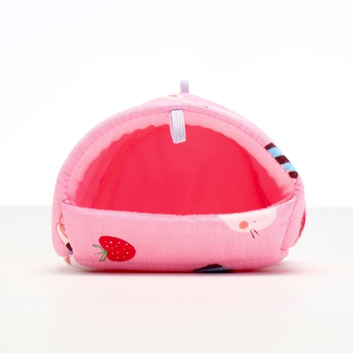 Домик для грызунов  Домик для грызунов "Кролик", розовый