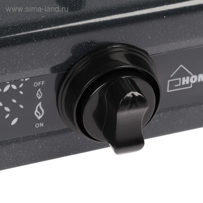 Плитка газовая HOMESTAR HS-1201, 1 конфорка, тёмно-серая Плитка газовая HOMESTAR HS-1201, 1 конфорка, тёмно-серая