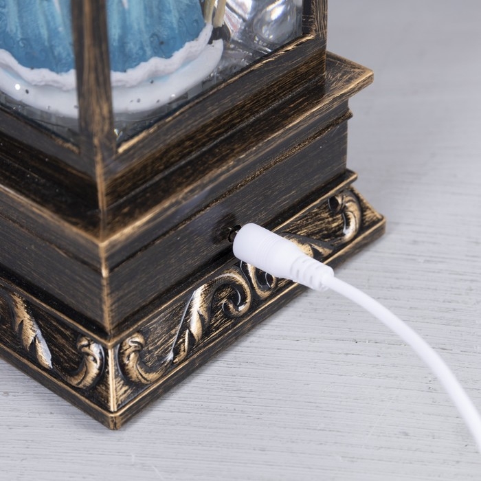 Светодиодная фигура «Фонарь со Снегурочкой» 10 × 27 × 10 см, пластик, батарейки ААх3 (не в комплекте), USB, свечение тёплое белое Светодиодная фигура «Фонарь со Снегурочкой» 10 × 27 × 10 см, пластик, батарейки ААх3 (не в комплекте), USB, свечение тёплое белое