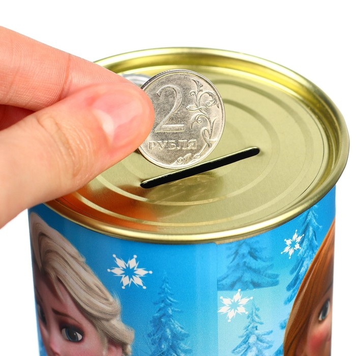 Новый год. Копилка Новый год. Копилка "С Новым годом!", 9.5х9.5х7.5 см, Холодное сердце